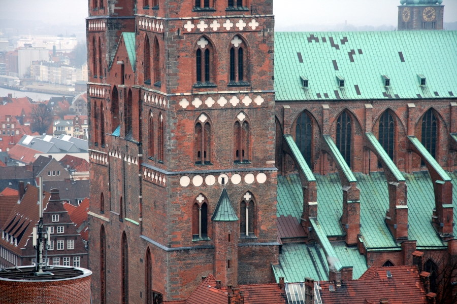 Die Marienkirche Lübeck ist die Mutter der Backsteingotik