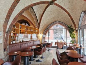 Das Cafe lädt zum Verweilen ein