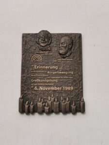 Erinnerung an die Bürgerbewegung von 89