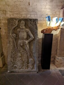 Grabplatte (Epitaph) eines Johanniterritters